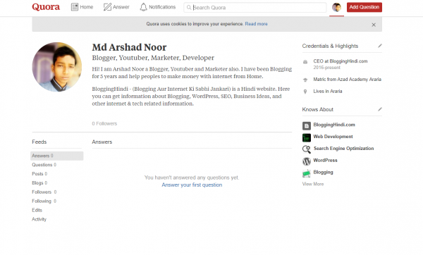 md arshad noor profile