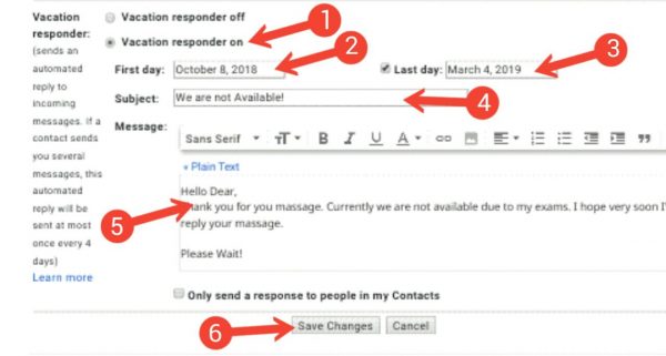 Gmail Account Me Auto Reply Kaise Setup Kare [Simple Process] 4