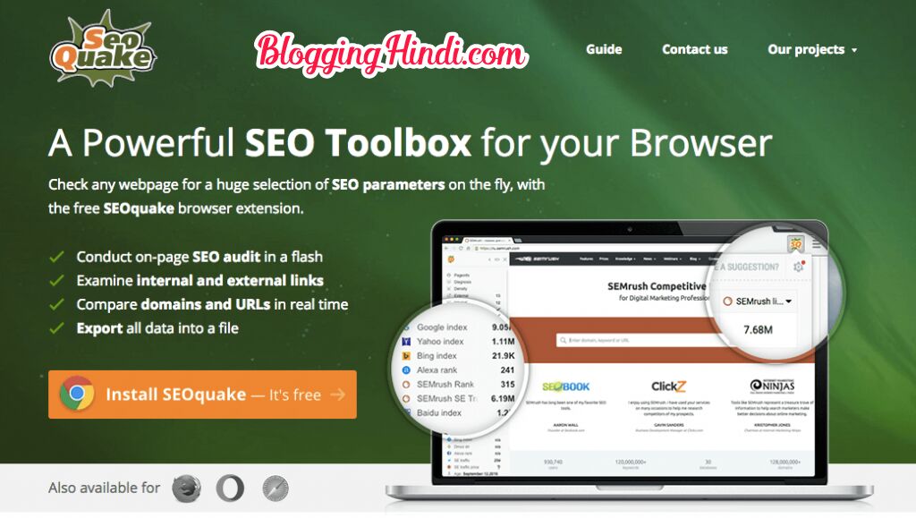 Chrome Browser Ke Liye Top 10 Free SEO Extension [For Every Blogger] 5