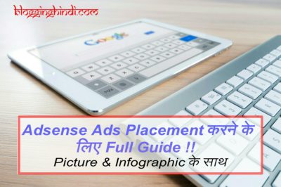 Adsense Ads Placement Full Guide – With Infographic in Hindi