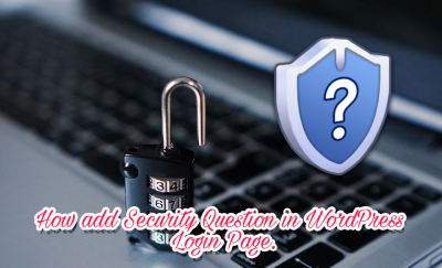 WordPress Login Page Me Security Question Kaise Add Kare